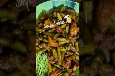 Alu French beans ki Bina masale ki testy sabji😘#shortvideo #food  #easyrecipe #desi #@sonprabha311