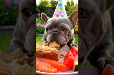 Rare Isabella Frenchie’s FIRST ASMR Mukbang   #ASMRDog #FrenchBulldog #IsabellaFrenchie #DogEating
