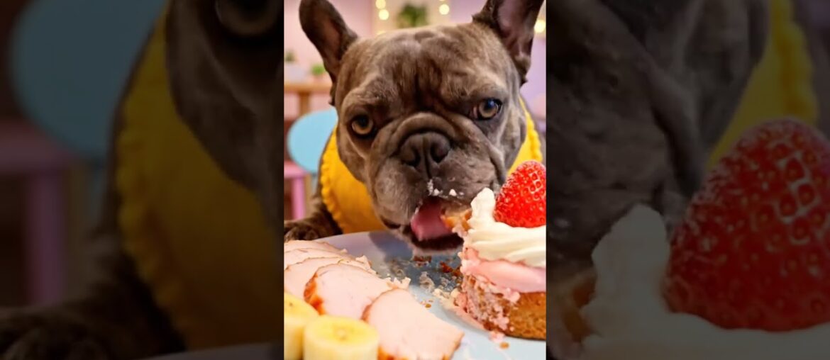 Rare Isabella Frenchie’s FIRST ASMR Mukbang   #ASMRDog #FrenchBulldog #IsabellaFrenchie #DogEating