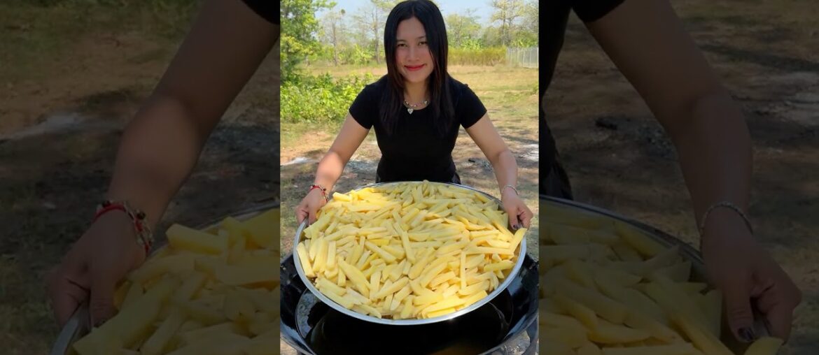 Cooking yummy french fries recipe
