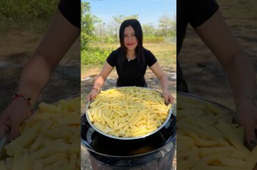Cooking yummy french fries recipe