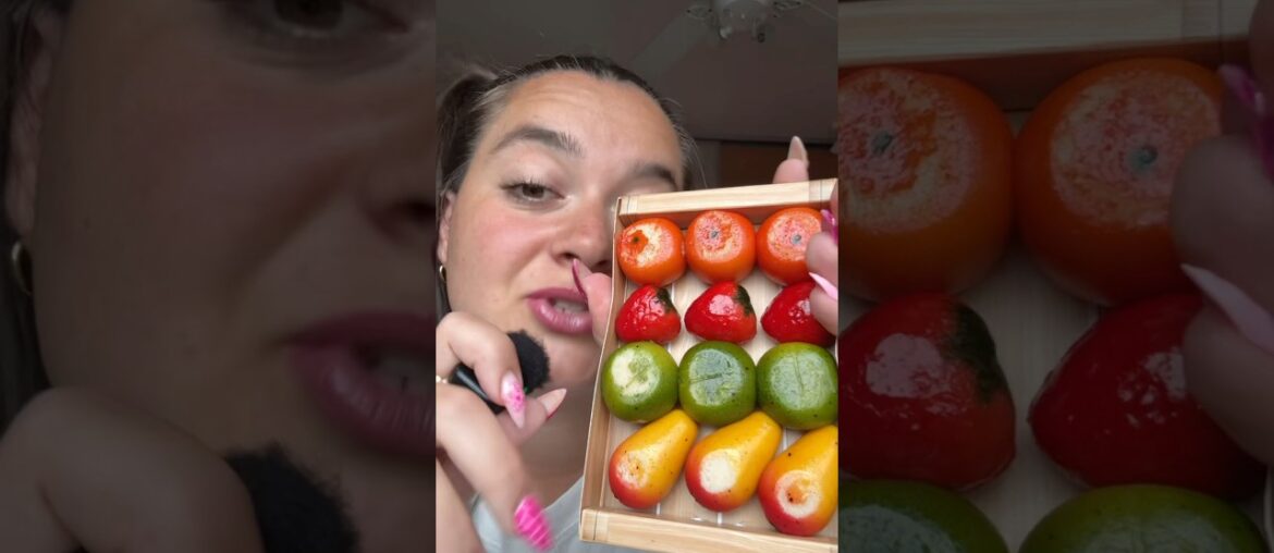 Dulces franceses de pasta de almendras?? No se qué probe, pero no era lo que imaginaba 😅#dulces