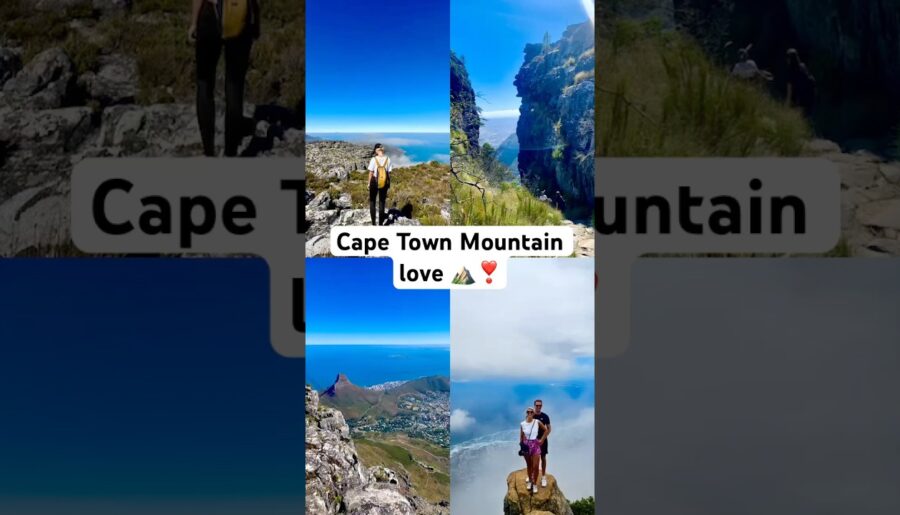 Western Cape mountain magic #capetown #travel #shorts #mountains #hiking
