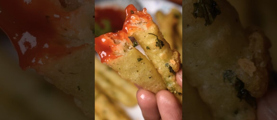 Super Crunchy Potato Sticks Recipe - Better Than French Fries🍟 #food #asmr #trending #viral #shorts