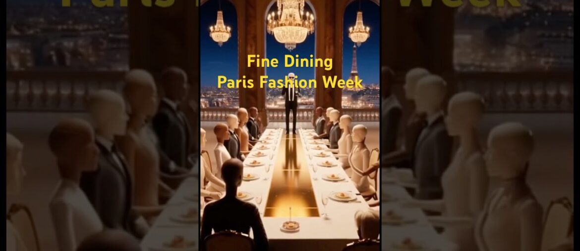Fine Dining - Exquisite French Cuisine ~ Paris Fashion Week #frenchcuisine #finedining