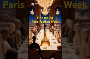 Fine Dining - Exquisite French Cuisine ~ Paris Fashion Week #frenchcuisine #finedining
