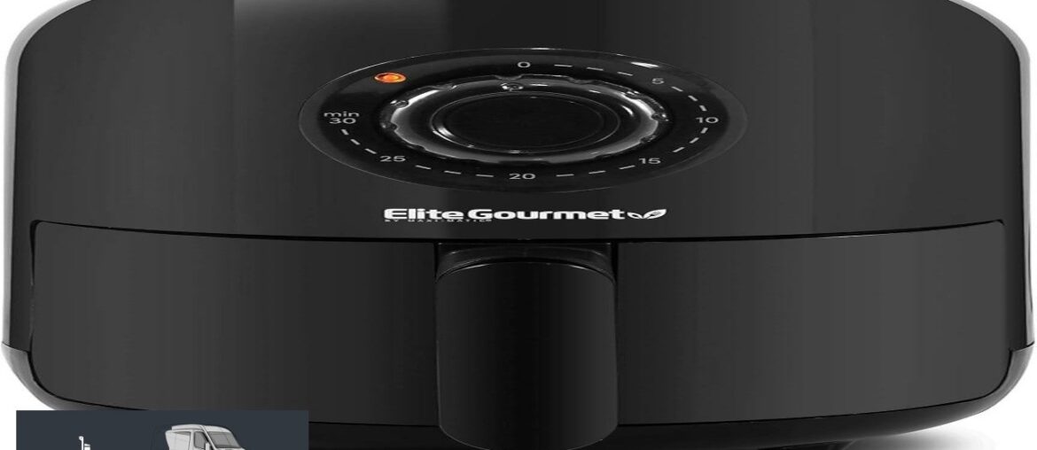 Elite Gourmet EAF 1121X Personal 1.1 Qt. Compact Space Saving Electric Hot Air