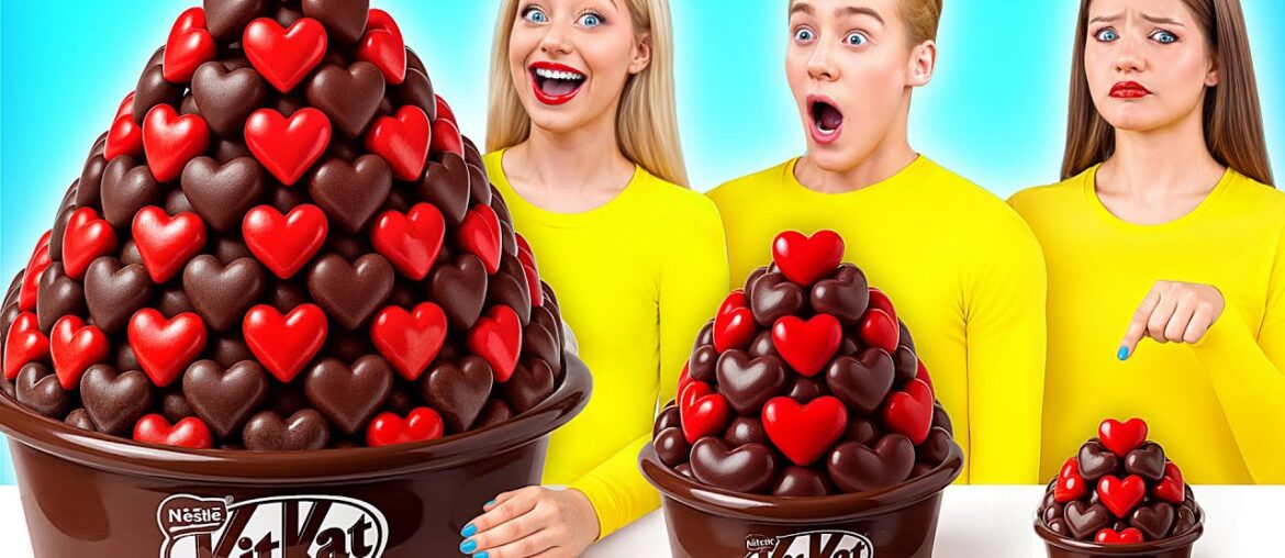 Big, Medium and Small Plate Challenge | Epic Hacks and Recipes by Multi DO Challenge