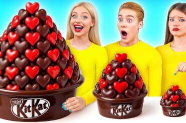 Big, Medium and Small Plate Challenge | Epic Hacks and Recipes by Multi DO Challenge