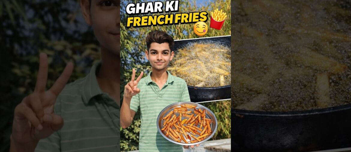Ghar Par Banayi French Fries | Easy Recipe 🍟