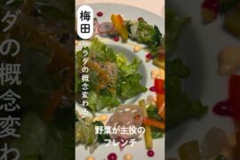 梅田で大人ディナー🍽️ 野菜が主役のフレンチコース｜yasai french NR NORD