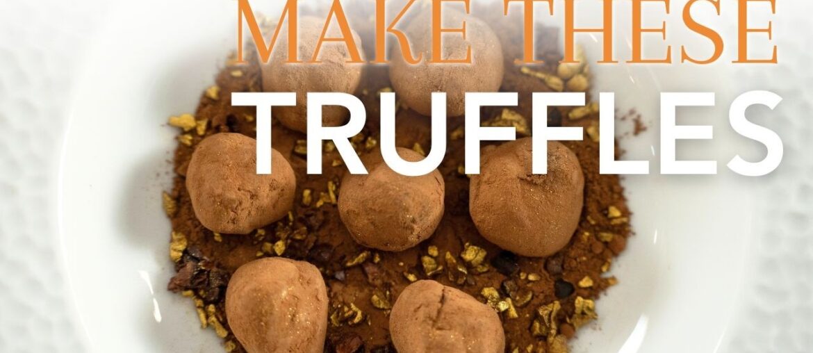 These Dark Chocolate Truffles Are Shockingly Easy These Dark Chocolate Truffles Are Shockingly Easy