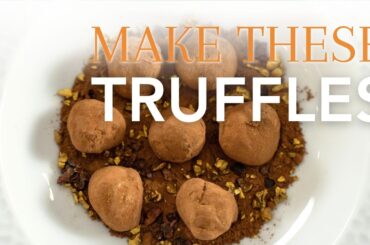 These Dark Chocolate Truffles Are Shockingly Easy