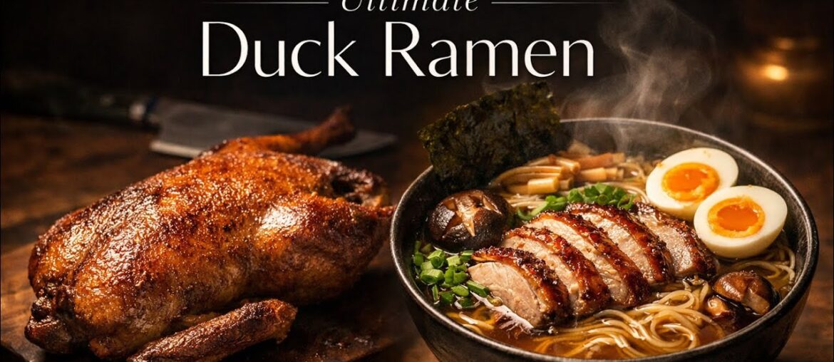 Ultimate Duck Ramen Challenge 🦆🍜 | From Whole Duck to Gourmet Bowl (Full Recipe)