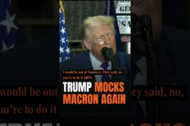 Trump Mocks Macron Over Tariff Threat