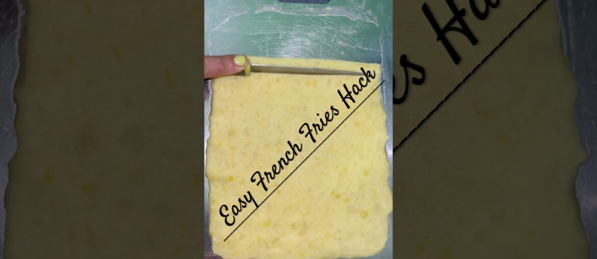 Easy French Fries Hack 😱🍟 | Extra Crispy at Home #shorts