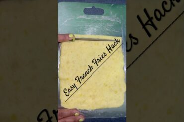 Easy French Fries Hack 😱🍟 | Extra Crispy at Home #shorts