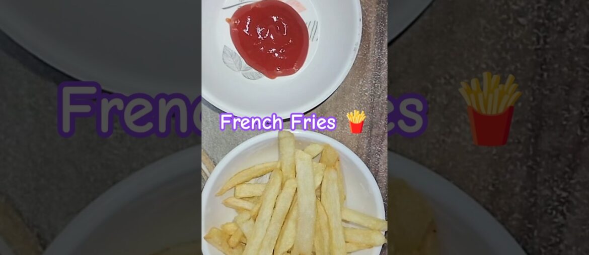 French Fries 🍟🤤 || #shorts #recipe #food #minivlog #cooking #dailyvlog