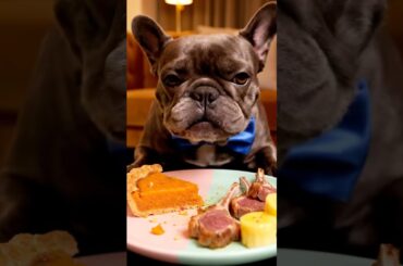 Rare Isabella Frenchie’s FIRST ASMR Mukbang   #ASMRDog #FrenchBulldog #IsabellaFrenchie #DogEating