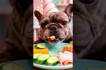 Rare Isabella Frenchie’s FIRST ASMR Mukbang   #ASMRDog #FrenchBulldog #IsabellaFrenchie #DogEating