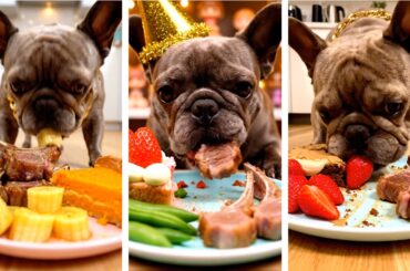 Rare Isabella Frenchie’s FIRST ASMR Mukbang   #ASMRDog #FrenchBulldog #IsabellaFrenchie #DogEating