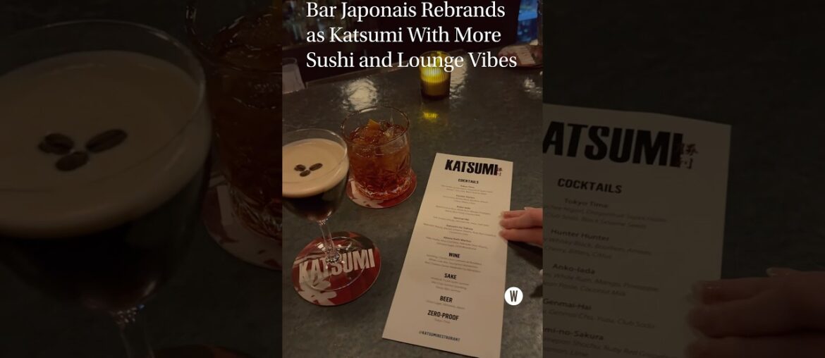 Katsumi opens on 14th St. A vibe-y Japanese restaurant with sushi offerings and new cocktails.