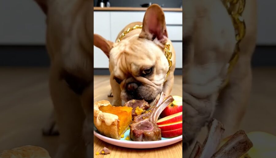 Rare Isabella Frenchie’s FIRST ASMR Mukbang   #ASMRDog #FrenchBulldog #IsabellaFrenchie #DogEating
