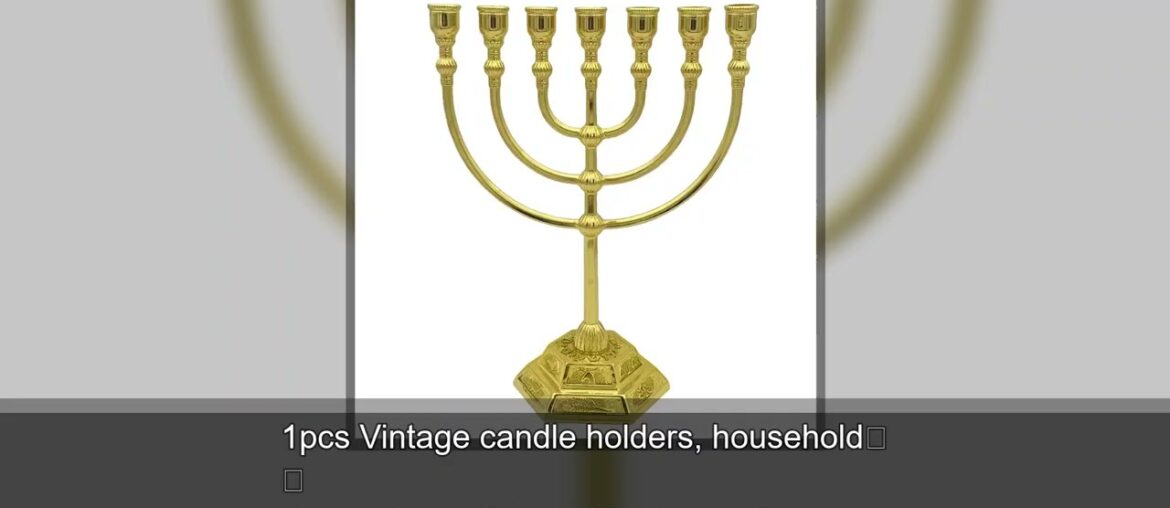 1pcs Vintage candle holders, household decorations, dining table decorations, French Nordic rom