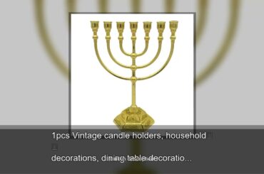 1pcs Vintage candle holders, household decorations, dining table decorations, French Nordic rom