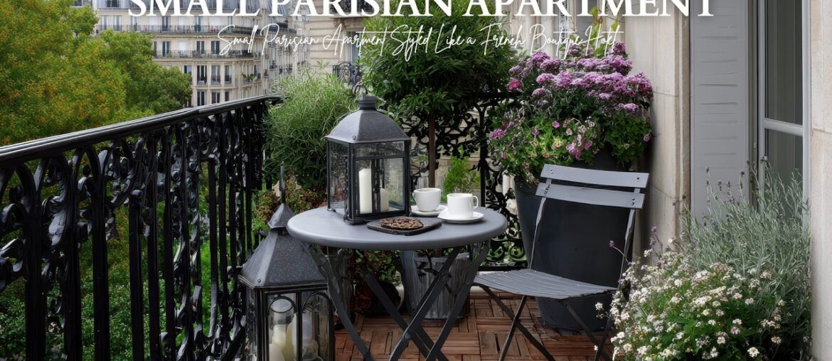 Small Parisian Apartment Styled Like a French Boutique Hotel