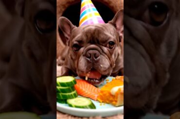 Rare Isabella Frenchie’s FIRST ASMR Mukbang   #ASMRDog #FrenchBulldog #IsabellaFrenchie #DogEating