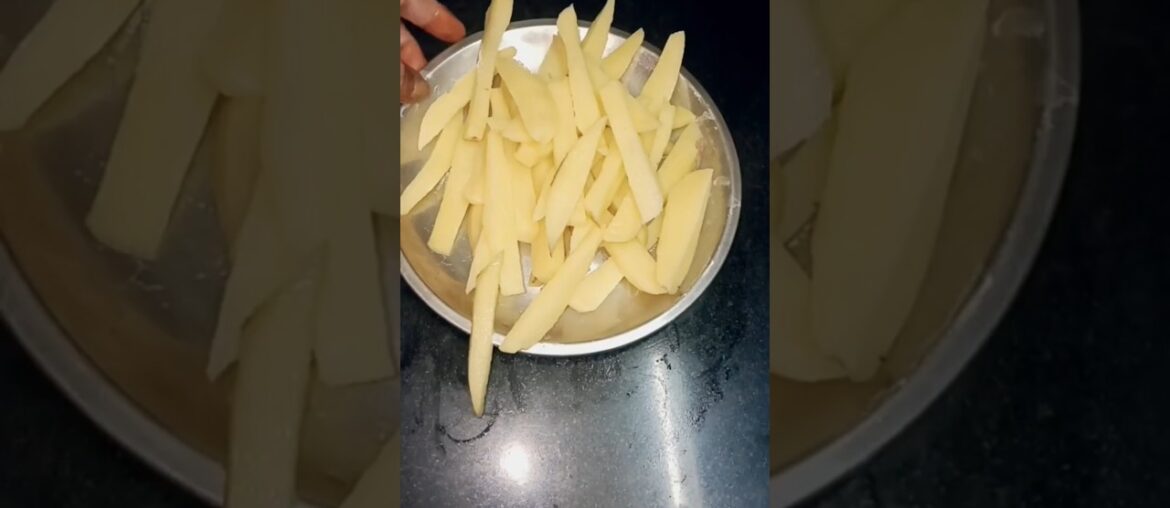 Quick & Easy French Fries ⏱️🍟👌#FrenchFries#CrispyFries#HomemadeFries#sorts #yt #youtubeshorts