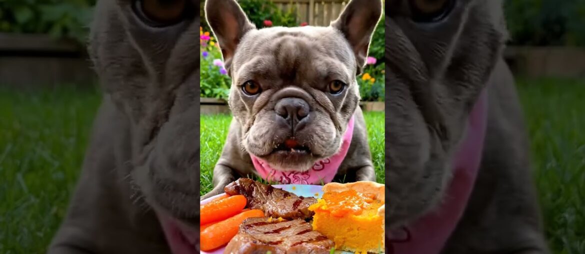 Rare Isabella Frenchie’s FIRST ASMR Mukbang   #ASMRDog #FrenchBulldog #IsabellaFrenchie #DogEating