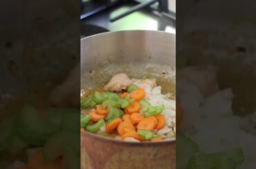 "French Style Chicken + Shrimp Butter = SO GOOD! 🦐🍗"