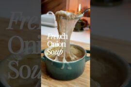 COZY Soups: French Onion | #soup #easyrecipe #easydinner #dinner #cozy #fyp #recipe #cooking #french