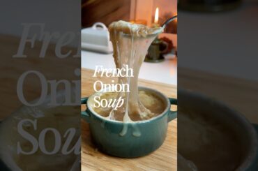 COZY Soups: French Onion | #soup #easyrecipe #easydinner #dinner #cozy #fyp #recipe #cooking #french