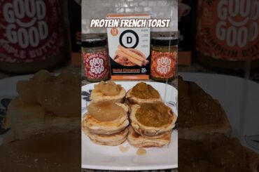🥨 Protein Pretzel French Toast 🍞 40g+ protein & sugar-free toppings
