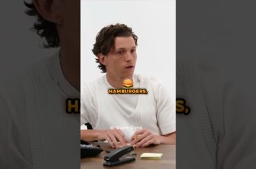 Tom Holland's Confused Face at "American Food = Fries" 😂