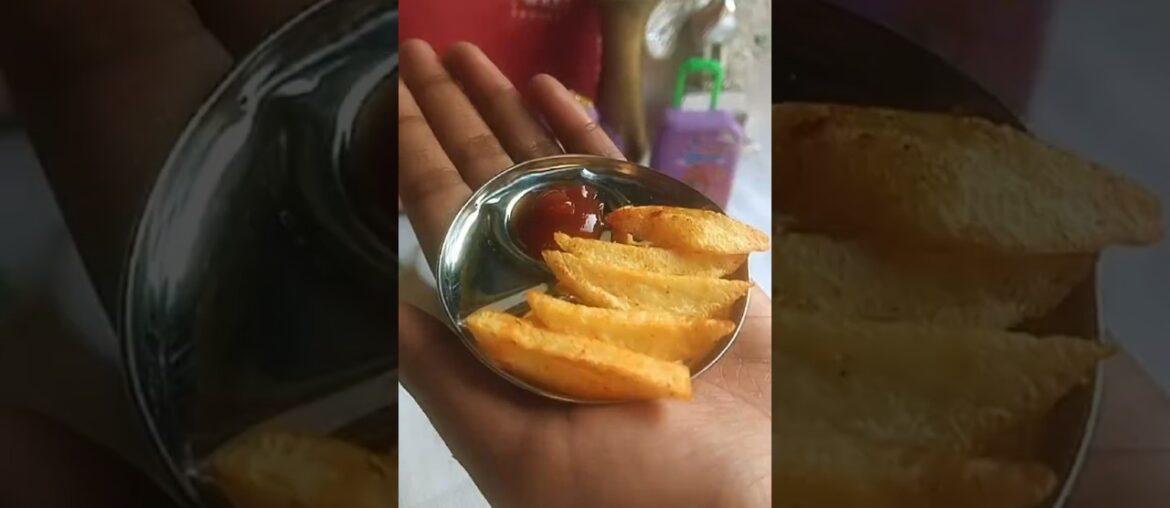 Mini French Fries 🍟 | Satisfying Mini Cooking | #shorts #minicooking #tinycolorfood
