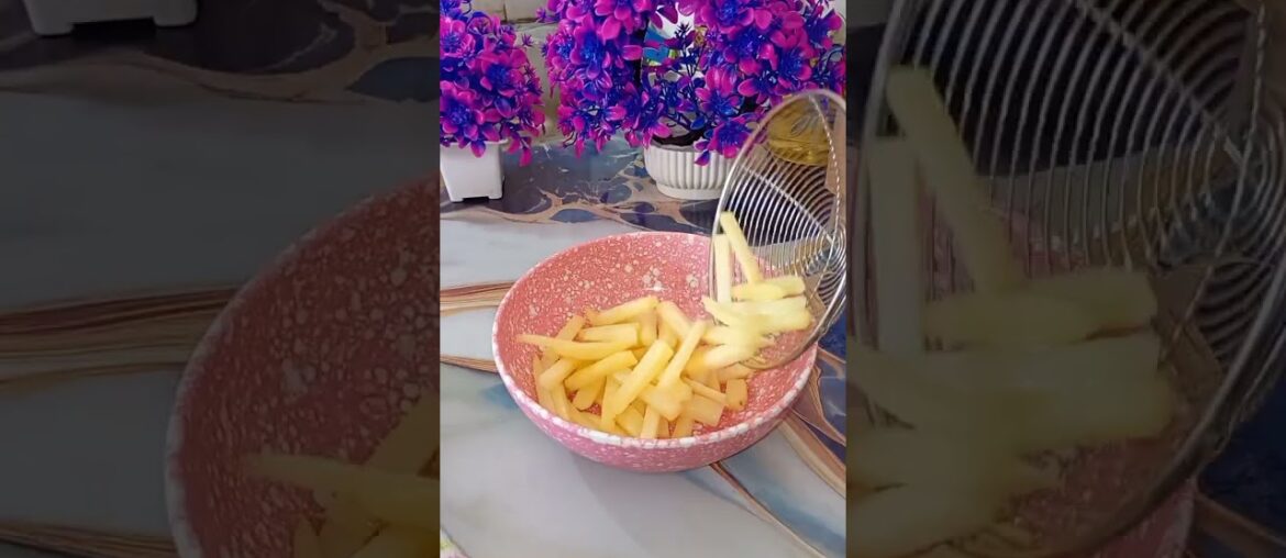 quick and easy French fries  #bachelorlife