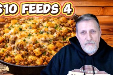 $10 Ground Beef & Potato Skillet | One-Pan Dinner for 4