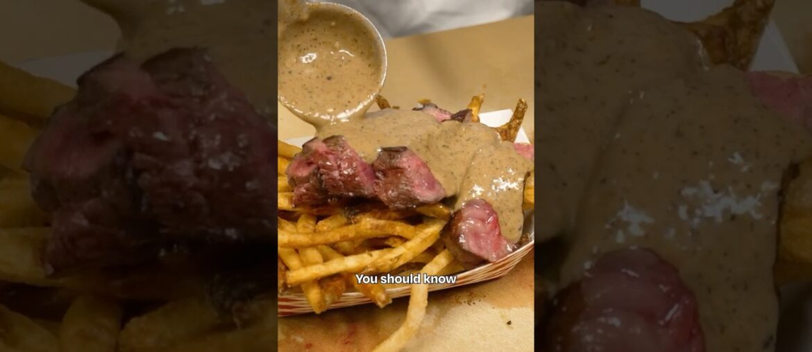 The secret to this au poivre sauce is Sichuan peppercorns #steak #chef #recipe