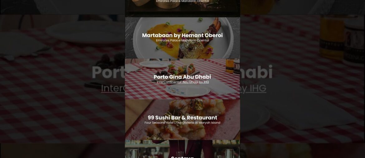 🏙️ Best Luxury Restaurants in Abu Dhabi 2026 | Restaurants in The Galleria Al Maryah Island