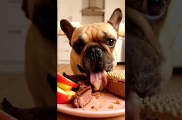 Rare Isabella Frenchie’s FIRST ASMR Mukbang   #ASMRDog #FrenchBulldog #IsabellaFrenchie #DogEating