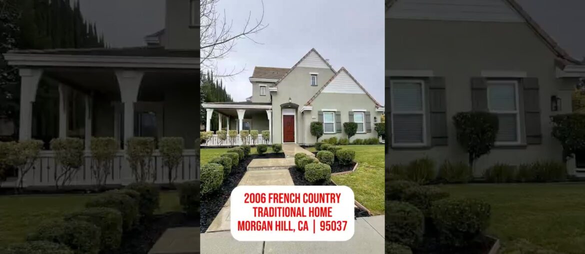 2006 French Country Traditional home | Morgan Hill, CA | $3,050,000 #hometour #housetour #morganhill
