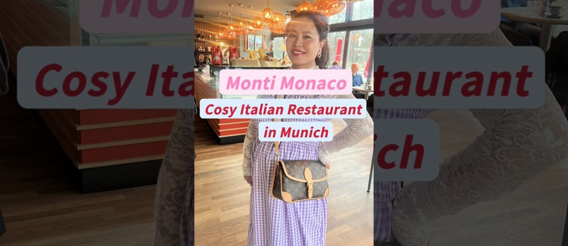 Looking for a cosy Italian Restaurant in Munich? Check out Monti Monaco 🧡#foodie #munich_germany