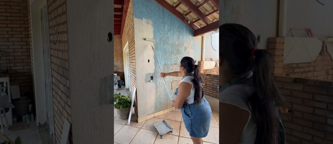 COMECEI A REFORMAR A LAVANDERIA E ÁREA GOURMET #reforma #diariodeobra #lavanderia #areagourmet