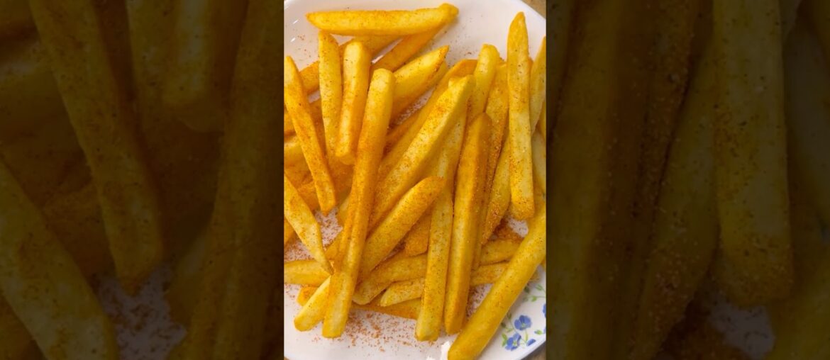 Instant French Fries | Perfect Fries/Peri Peri French Fries😍 #fries #frozen #shorts #snacks