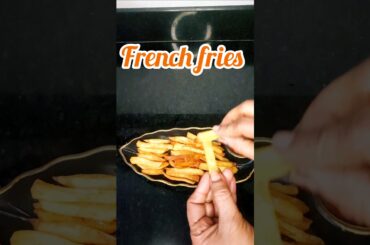 Crispy and Perfect , Easy way to make French Fries at Home #shorts #viral #frenchfries #viralshort
