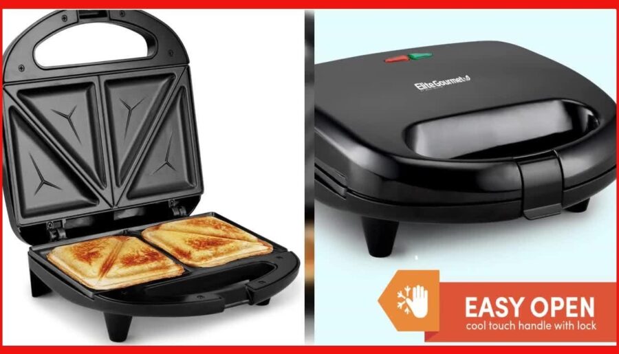 Elite Gourmet Sandwich Maker Review: Compact, Easy, and Perfect for Quick Meals